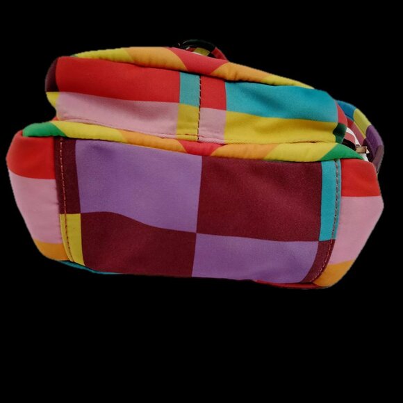 Valentino Rockstud Backpack Multicolor Striped Nylon Mini main image 6